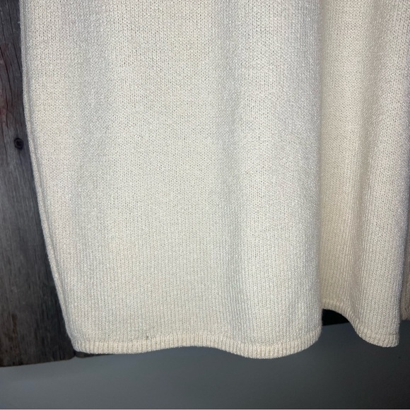 Vintage 70s St. John Cream Santana Knit Double Breasted Sleeveless Dress sz XS - Picture 7 of 15